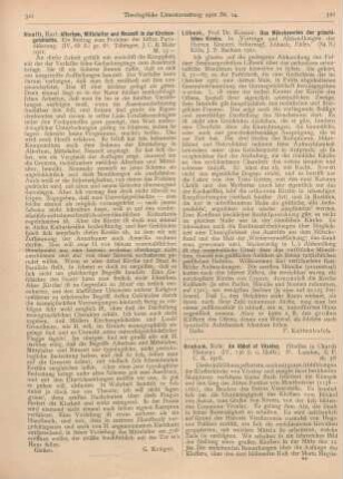 321 [Rezension] Heussi, Karl, Altertum, Mittelalter und Neuzeit in der Kirchengeschichte