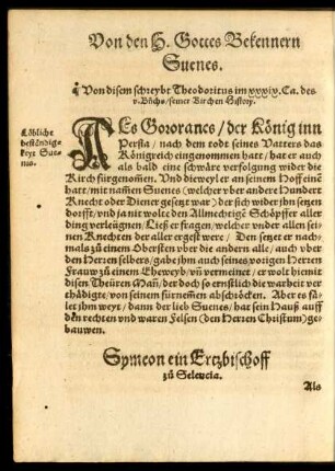 Symeon ein Ertzbischoff zu Seleucia.