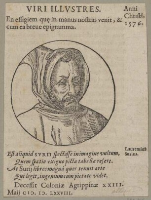 Bildnis des Laurentius Surius