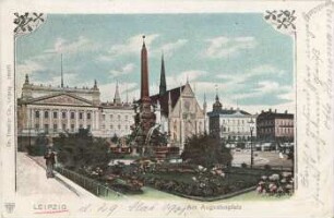 Leipzig: am Augustusplatz