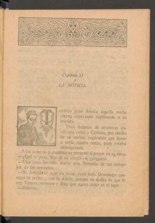 Capítulo LI - La noticia