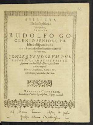 Syllecta Philosophica
