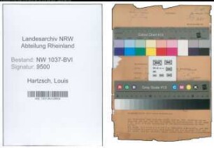 Entnazifizierung Louis Hartzsch , geb. 29.04.1910 (Angestellter)