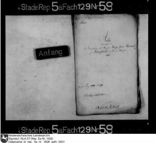 Bestallung des Philipp Jacob Eberhard zum Vogt in Padingbüttel