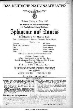 Iphigenie auf Tauris