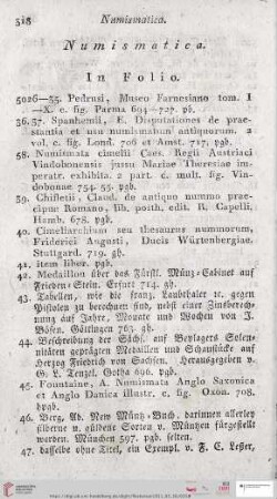 Numismatica (Nr. 5026 - 5380)