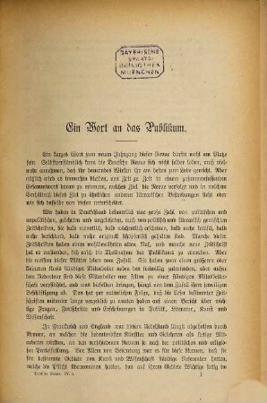 Deutsche Revue über das gesamte nationale Leben der Gegenwart. 4,1, 4,1 = Jg. 4, H. 1/3. 1879