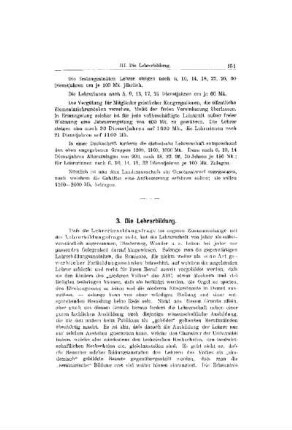 Die Lehrerbildung