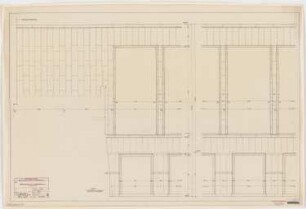 I.G.-Farben, Frankfurt/Main Verwaltungsgebäude: Ausstellungshalle: Teilansicht Gartenseite 1:20