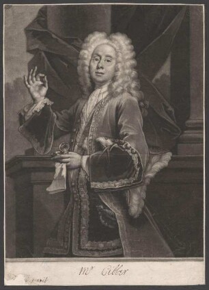 Porträt Colley Cibber (1703-1758)