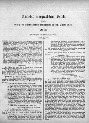 No 38, 24. Oktober 1878