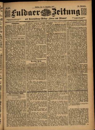 Ausgabe vom Freitag, den 10. Dezember 1897.