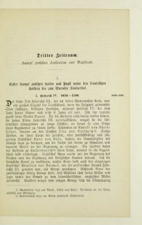 Dritter Zeitraum. Kampf zwischen Kaisertum und Papstum
