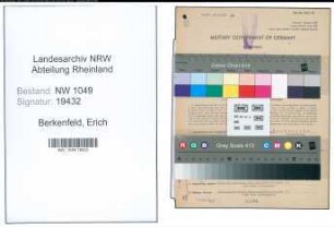 Entnazifizierung Erich Berkenfeld , geb. 18.04.1902 (Anwalt)
