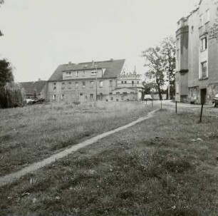 Klein Loitz. Gutshof : Felixsee-Klein Loitz. Gutshof (18./19. Jahrhundert). Wohnhaus mit Altan. Ansicht mit Giebel des Gutshauses