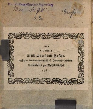 Burg- und Marggräfflich-Brandenburgische Landes- und Regenten-Historie : Darinnen Von des Burggrafthums Nürnberg, Und insonderheit Beeder Löblicher Fürstenthümer Brandenburg-Culmbach und Onolzbach Ursprung, Wachsthum und jetziger Consistenz, Dann deren Regenten, Bis auf diese Zeiten, zuverläßige Nachricht ertheilet wird