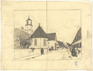 Bestelmeyer, German; Ellingen (Bayern); Christuskirche (Protestantische Kirche) - Perspektive