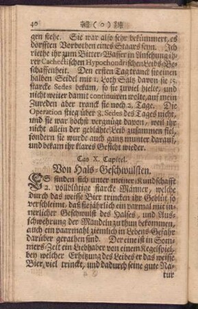 Das X. Capitel. Von Hals-Geschwülsten