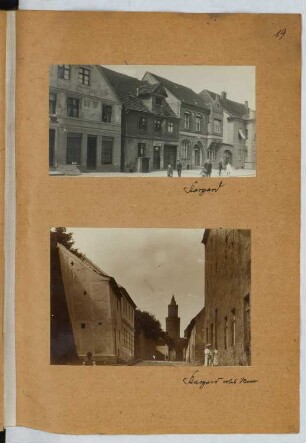 Stargard. Turm »Rotes Meer«, Stargard: Ansichten (aus: Skizzen- und Fotoalbum 25)