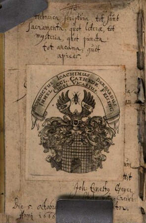 Compendium Hebraicae Grammaticae : Cui subiungitur Dictionarium Hebraicum è Concordantijs Hebraeis