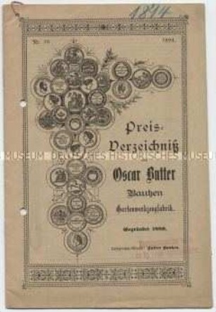 Preisliste über Gartengeräte und Gartenwerkzeuge