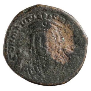 Münze, Follis, 599 / 600