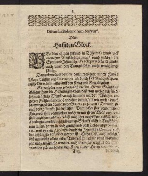 3-10, Discursus Bohemorum Nervus, oder Hussiten Glock