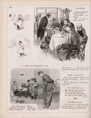 "Der Prakticus beim Sturmwind" "Verblümt" "Aus der Kinderstube"