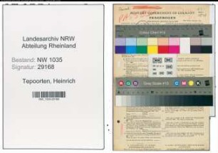 Entnazifizierung Heinrich Tepoorten , geb. 05.05.1888 (Schlosser)
