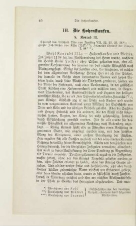 III. Die Hohenstaufen