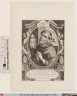 Bildnis Papst Coelestin V. (Pietro Angelari da Murrone) (reg. 5. 7.-13. 12. 1294)