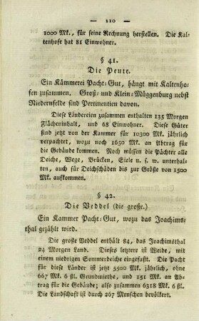 § 41. Die Peute