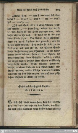 Sechs und dreißigstes Kapitel. Beschlus