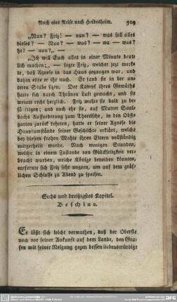 Sechs und dreißigstes Kapitel. Beschlus