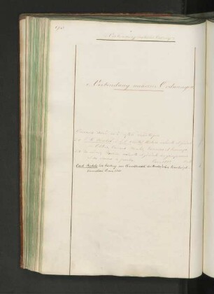 c. Verbindung mehrerer Ordnungen.