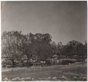 Landschaft mit Wasser, Baalbek: Landschaftsdarstellung