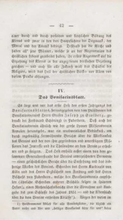42-45 Das Bonifaciusblatt