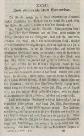 289-293 Zum österreichischen Concordat : Fortsetzung