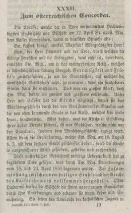 289-293 Zum österreichischen Concordat : Fortsetzung