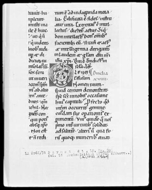 Bernardus, Sermones in Contica Canticorum — Initiale O(leum effusum...), Folio 51recto
