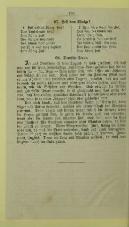 68. Deutsche Treue