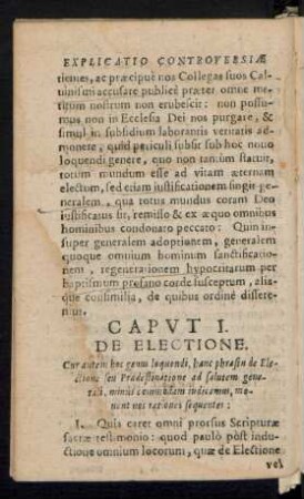 Caput I. De Electione.