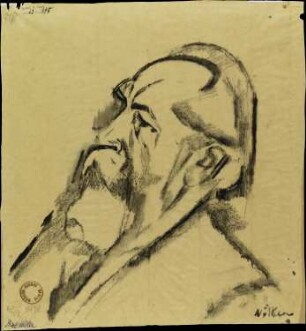 Portraitstudie Prof. Voller (Kopfstudie)