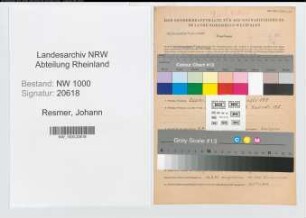 Entnazifizierung Johann Resmer, geb. 03.10.1905 (Polizeibeamter)
