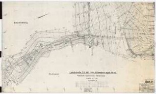 Plan der Biggetalsperre Zum Projekt gehörend: Gustav Allinger, Biggetalsperre, Kreis Olpe: Lageplan vom Ruhrtalsperrenverein (Blatt 31) 1:1000