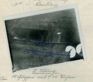 Foto zu Übungszwecken für die Verbindung der Infanterie mit Fliegern (Luftbild)