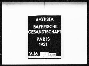 Frommel, Martha, aus Augsburg, in Paris, zugleich Nachforschung nach ihrem Vater Wilhelm Frommel in Wiesbaden
