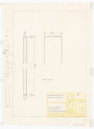 Wanderausstellung Deutsches Kunsthandwerk und Industrial Design: Sicherheitsscheiben Schmuckvitrine, 1:1