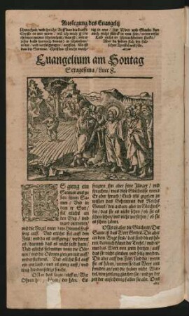 Evangelium am Sontag Sexagesima ...