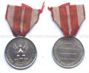 Silberne Kriegsdenkmünze für die Schaar der Freiwilligen 1813-1814